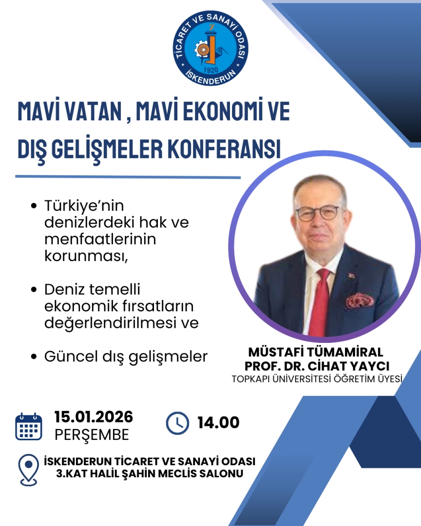 Müstafi Tümamiral Prof. Dr. Cihat Yaycı ile Mavi Vatan Konferansı