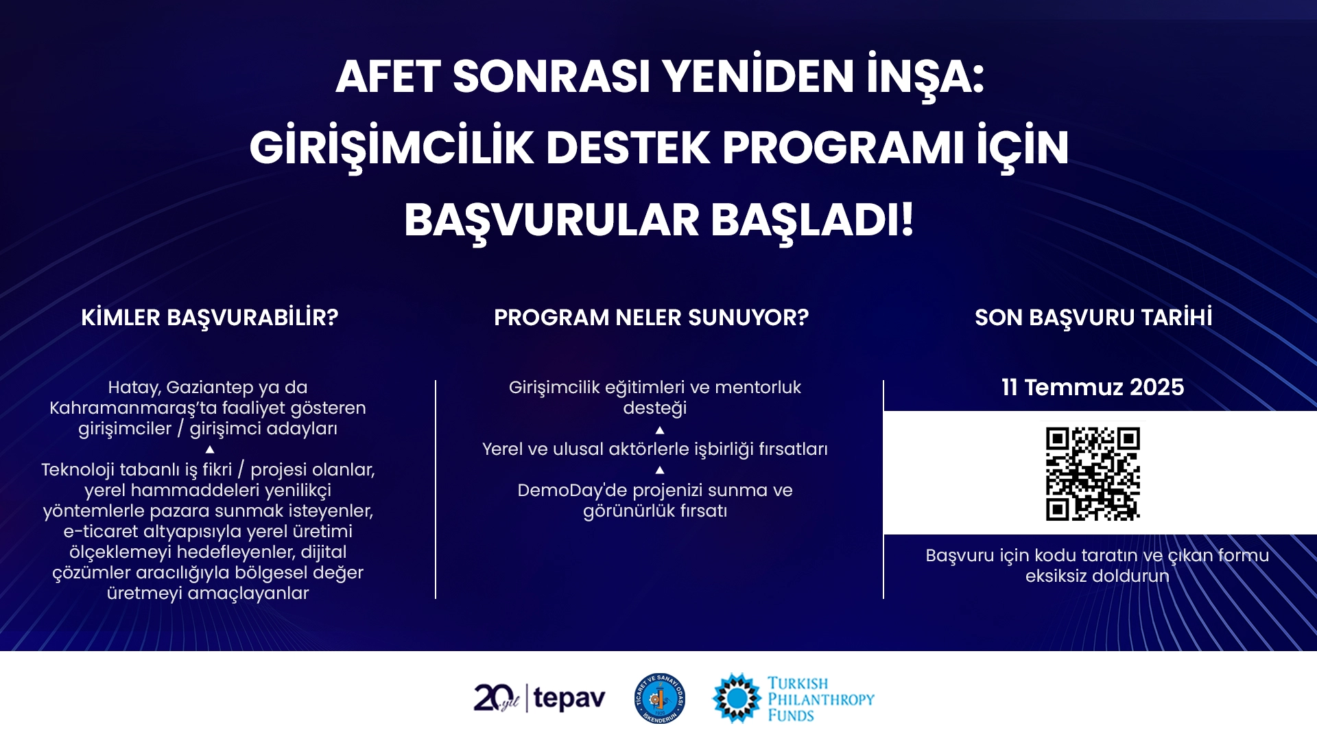 TEPAV Girişimcilik Desteği