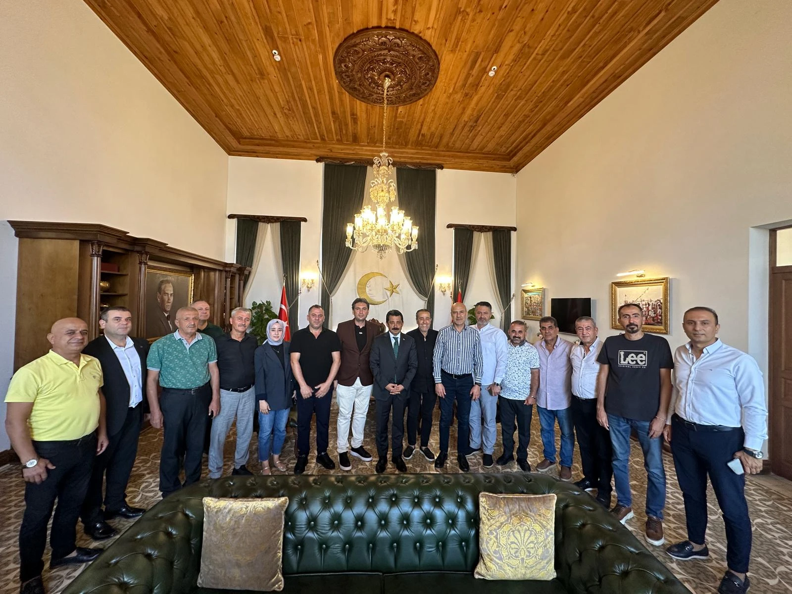 10. Grup Meslek Komitesi'nden Kaymakam'a Ziyaret